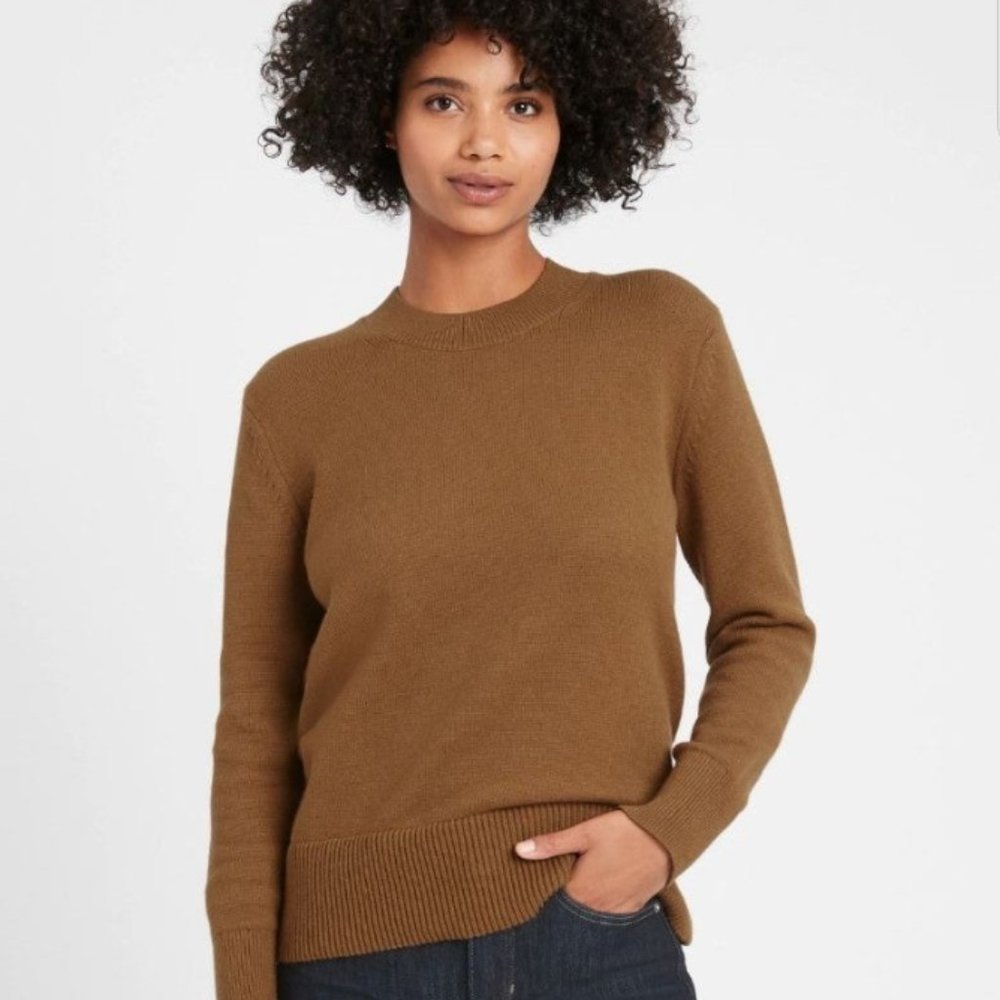 EUC Banana Republic Relaxed Chunky Sweater, Brown, size XL